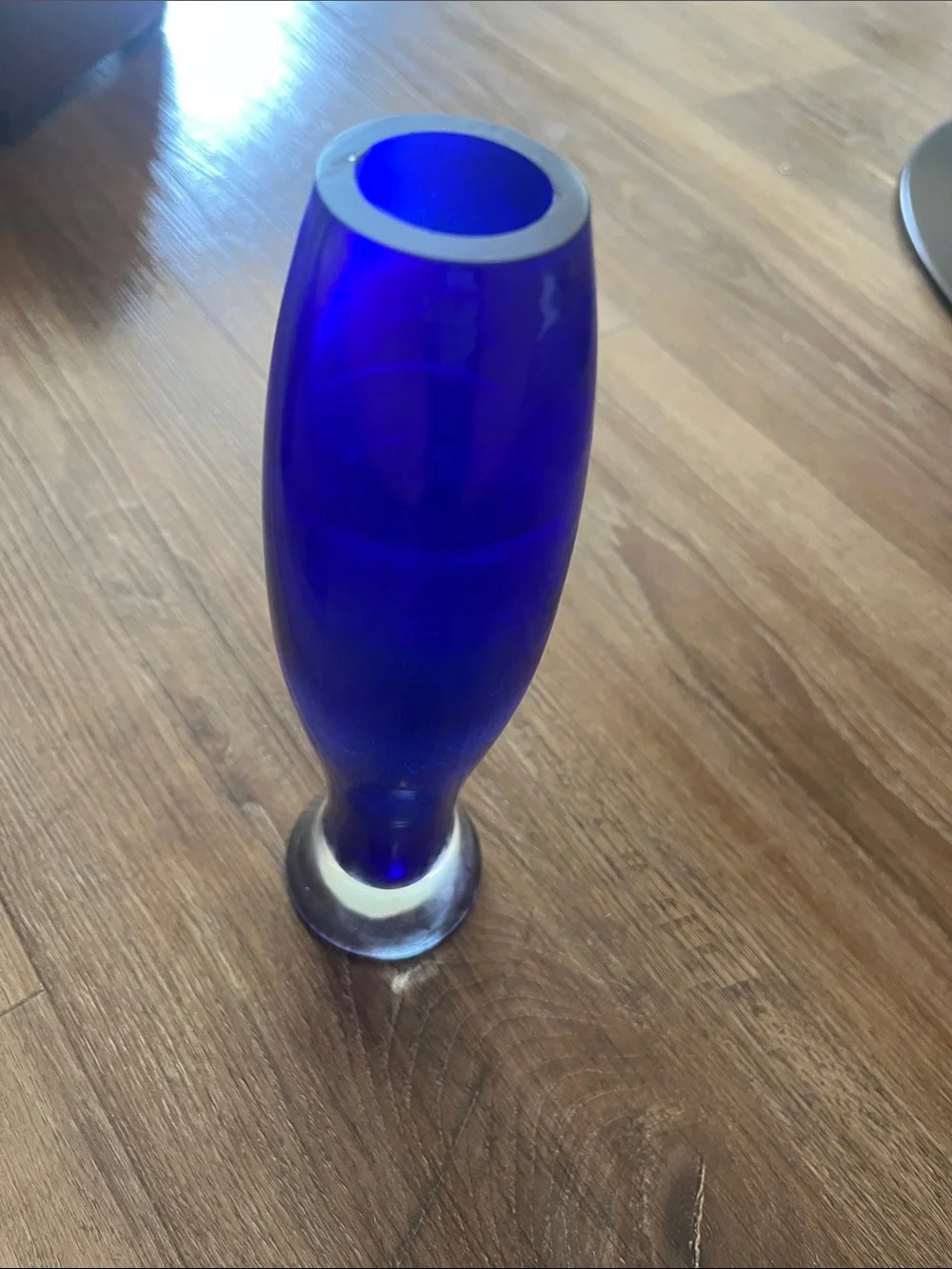Cobalt Blue Glass Bud Vase - Elegant Home Accent vintage